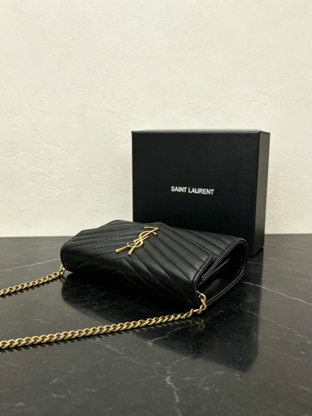 YSL Wallet on Chainin Black - Picture 5 of 5